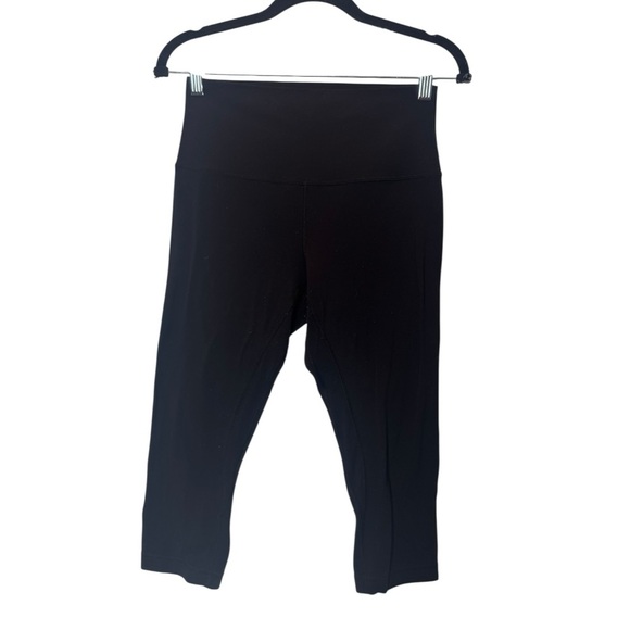 Lululemon Black High Rise Capri Leggings Size 8 - Picture 1 of 2